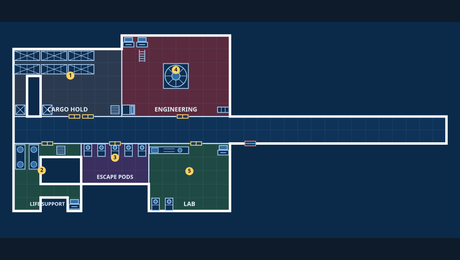 Derelict — MSV Tamarind deck plan