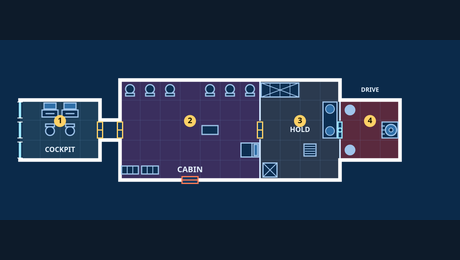 Wren-class shuttle deck plan